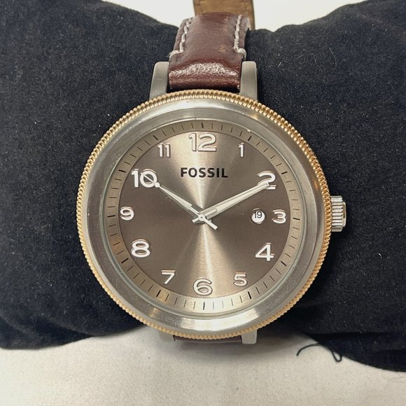Fossil Bridgette Grey Ladies Watch #19 - Picture 1 of 8